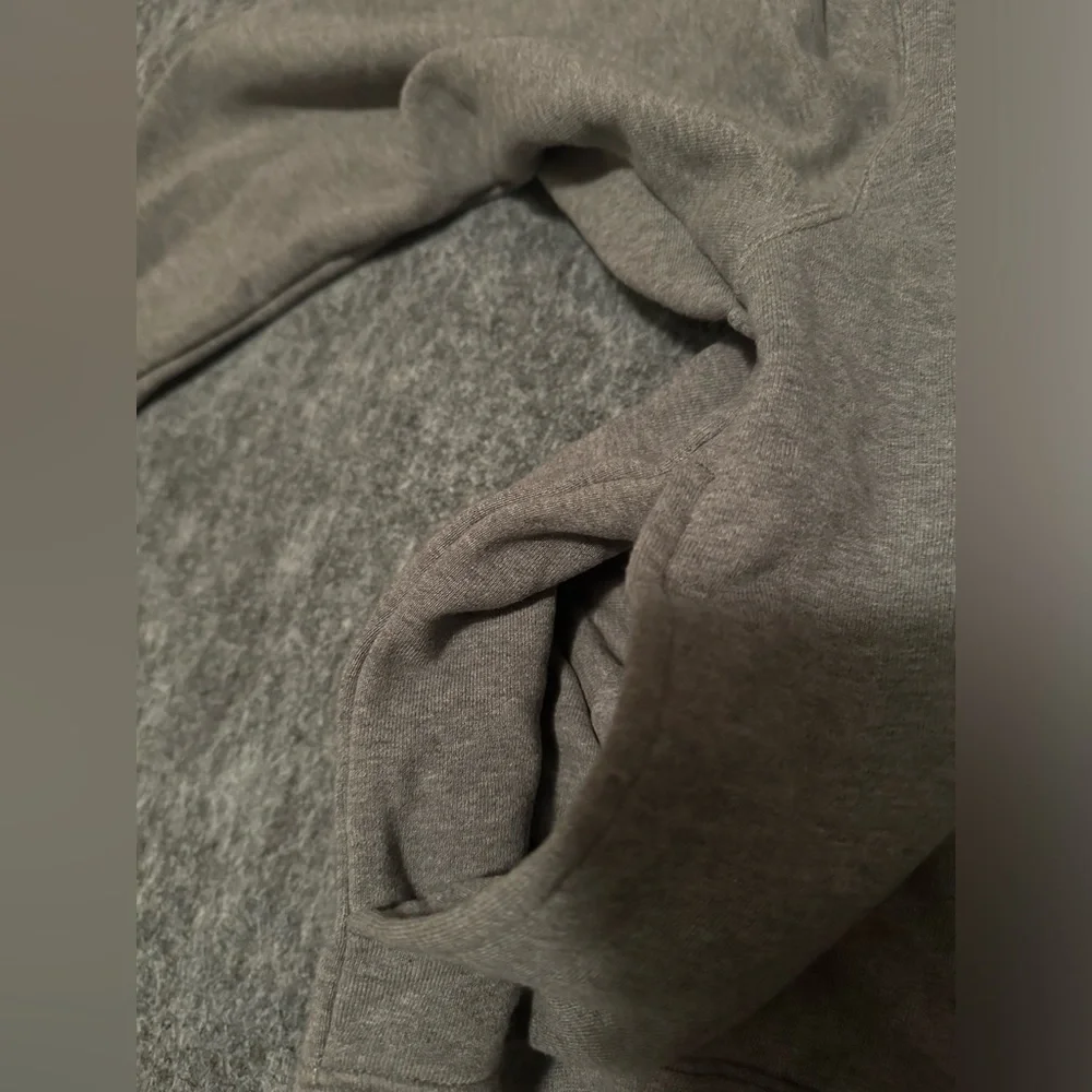 Vintage Men’s Air Jordan DNA Jumpman Logo Grey/Black/White Fleece Hoodie- Large